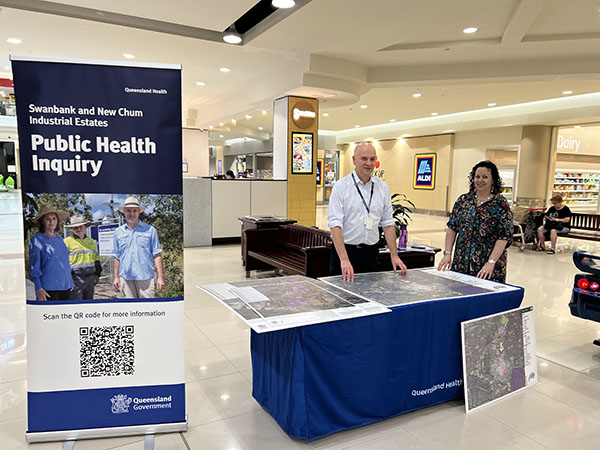 Shopping centre pop-up visit in Redbank Plaza
